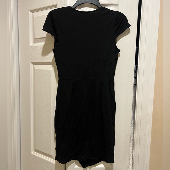 Black Monteau wrap dress - medium - Picture 4 of 4
